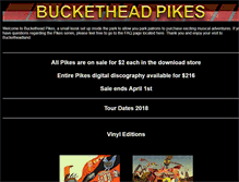 Tablet Screenshot of bucketheadpikes.com